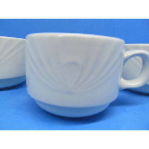 Dudson Olympus White Coffee Cups Bundle of 5 - Picture 8 of 12
